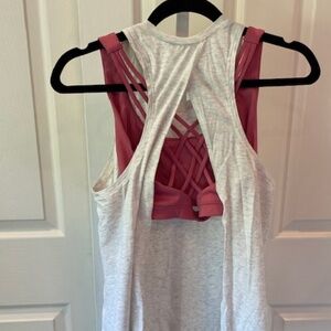 Lululemon Tie Back TanK SET!  VS strappy sports bra included! Size 2/S